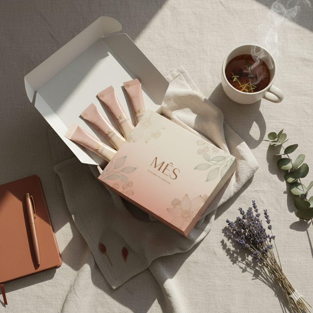 Momento de self-care com MÊS